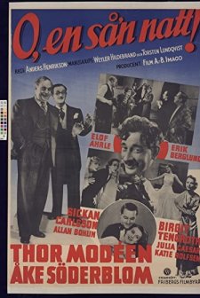O, En Så'n Natt! (1937) afişi