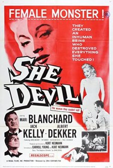 O şeytan (1957) afişi