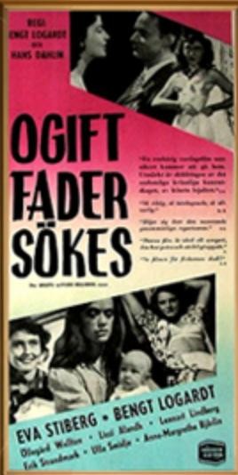 Ogift Fader Sökes (1953) afişi Ogift Fader Sökes (1953) afişi