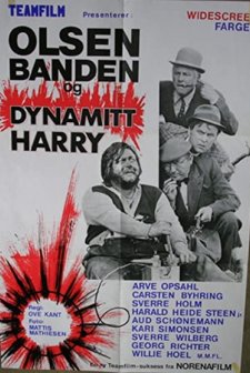 Olsen-banden Og Dynamitt-harry (1970) afişi