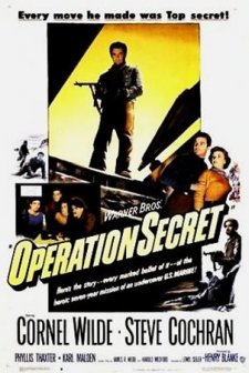 Operation Secret (1952) afişi