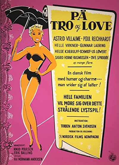På Tro Og Love (1955) afişi På Tro Og Love (1955) afişi