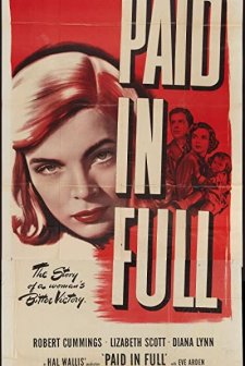 Paid in Full (1950) afişi