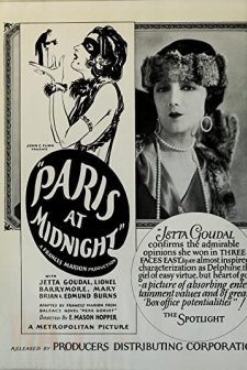 Paris At Midnight (1926) afişi
