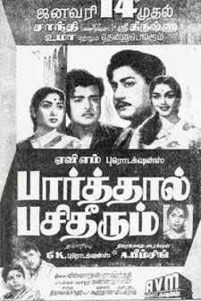 Parthal Pasi Theerum (1962) afişi