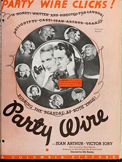 Party Wire (1935) afişi Party Wire (1935) afişi