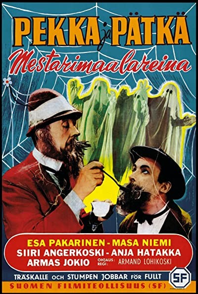 Pekka Ja Pätkä Mestarimaalareina (1959) afişi Pekka Ja Pätkä Mestarimaalareina (1959) afişi