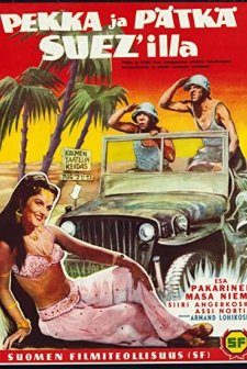Pekka Ja Pätkä Suezilla (1958) afişi