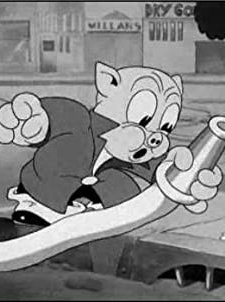 Porky The Fireman (1938) afişi
