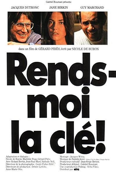 Rends-moi La Clé! (1981) afişi Rends-moi La Clé! (1981) afişi