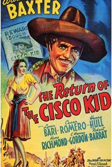 Return Of The Cisco Kid (1939) afişi