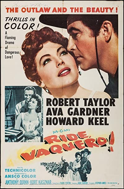 Ride, Vaquero! (1953) afişi Ride, Vaquero! (1953) afişi