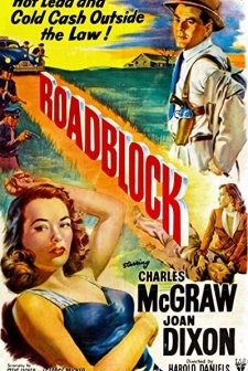 Roadblock (1951) afişi