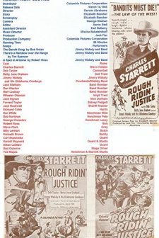 Rough Ridin' Justice (1945) afişi