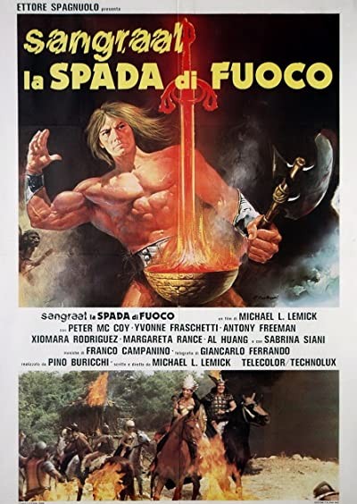 Sangraal, La Spada Di Fuoco (1982) afişi Sangraal, La Spada Di Fuoco (1982) afişi