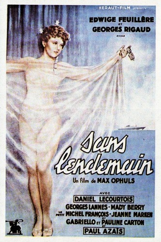 Sans Lendemain (1939) afişi Sans Lendemain (1939) afişi