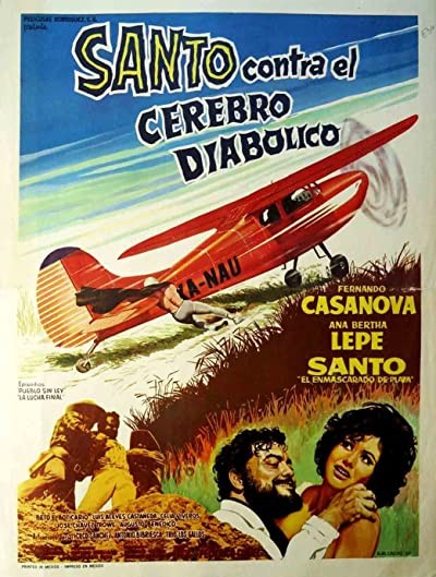 Santo Contra El Cerebro Diabólico (1963) afişi Santo Contra El Cerebro Diabólico (1963) afişi