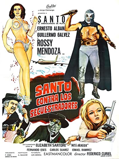 'santo' Contra Los Secuestradores (1973) afişi