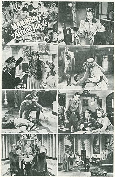 Secret Service In Darkest Africa (1943) afişi