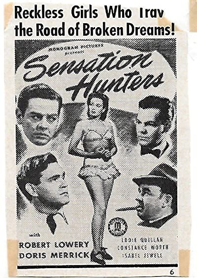 Sensation Hunters (1945) afişi Sensation Hunters (1945) afişi