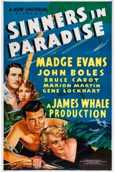 Sinners In Paradise (1938) afişi
