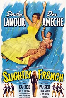 Slightly French (1949) afişi