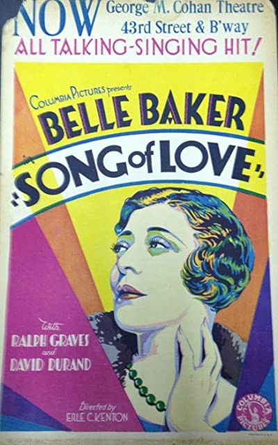 Song Of Love (1929) afişi Song Of Love (1929) afişi