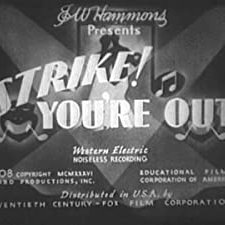 Strike! You're Out! (1936) afişi