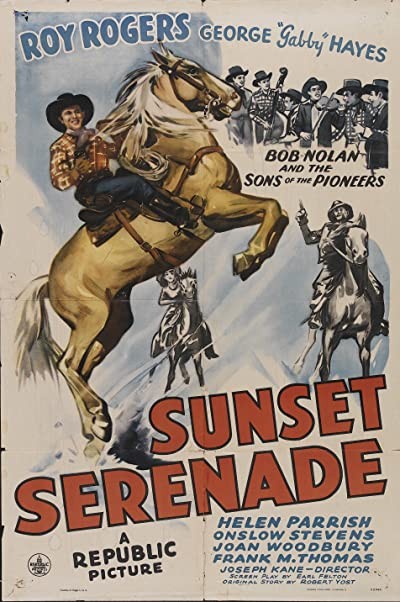 Sunset Serenade (1942) afişi Sunset Serenade (1942) afişi