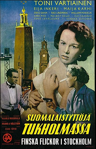 Suomalaistyttöjä Tukholmassa (1952) afişi Suomalaistyttöjä Tukholmassa (1952) afişi