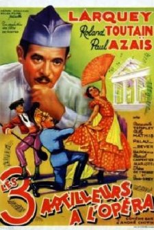 Trois Artilleurs à L'opéra (1938) afişi