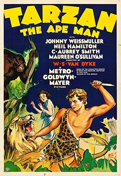 Tarzan The Ape Man (1932) afişi Tarzan The Ape Man (1932) afişi