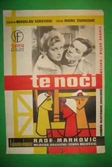 Te noci (1958) afişi