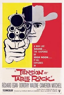 Tension At Table Rock (1956) afişi