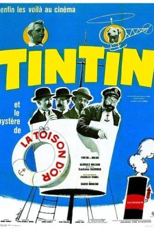 Tenten Ve Altın Post (1961) afişi