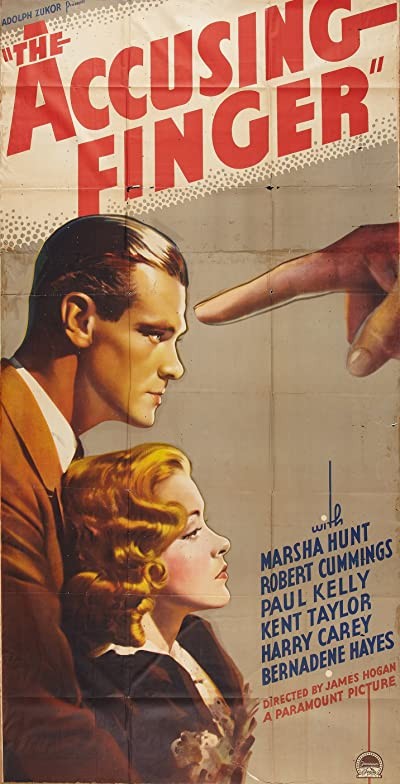 The Accusing Finger (1936) afişi The Accusing Finger (1936) afişi