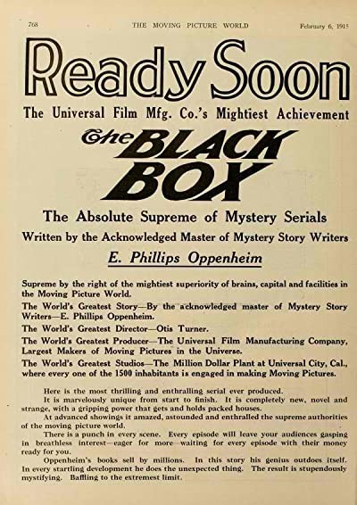 The Black Box (1915) afişi The Black Box (1915) afişi