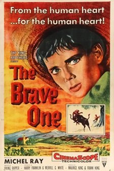The Brave One (1956) afişi