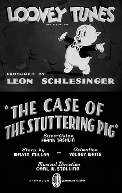 The Case Of The Stuttering Pig (1937) afişi The Case Of The Stuttering Pig (1937) afişi