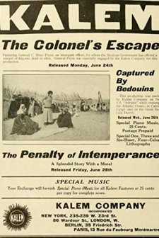 The Colonel's Escape (1912) afişi