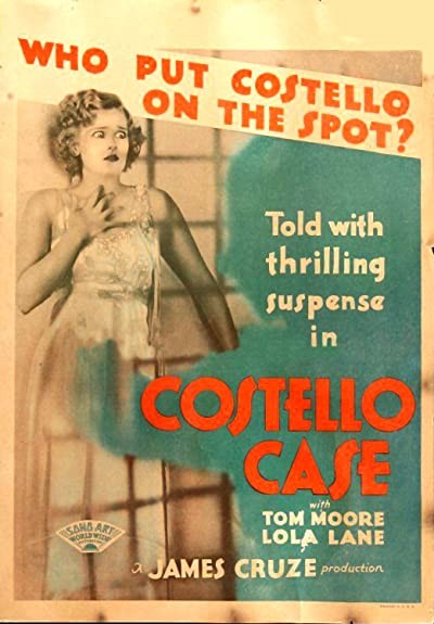 The Costello Case (1930) afişi The Costello Case (1930) afişi