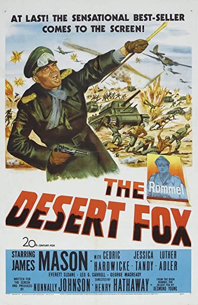 The Desert Fox: The Story Of Rommel (1951) afişi The Desert Fox: The Story Of Rommel (1951) afişi