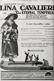 The Eternal Temptress (1917) afişi