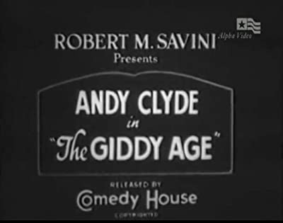 The Giddy Age (1932) afişi The Giddy Age (1932) afişi