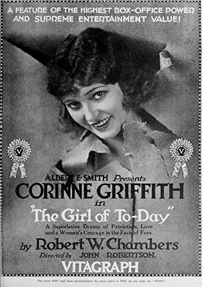 The Girl Of Today (1918) afişi The Girl Of Today (1918) afişi