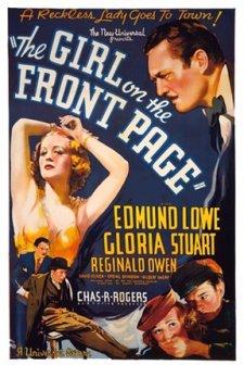 The Girl on the Front Page (1936) afişi