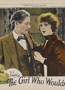 The Girl Who Wouldn't Work (1925) afişi