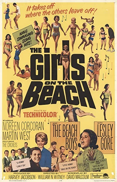 The Girls On The Beach (1965) afişi The Girls On The Beach (1965) afişi