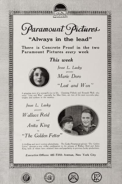 The Golden Fetter (1917) afişi The Golden Fetter (1917) afişi