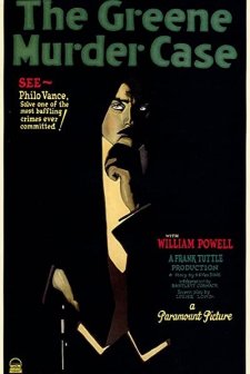 The Greene Murder Case (1929) afişi